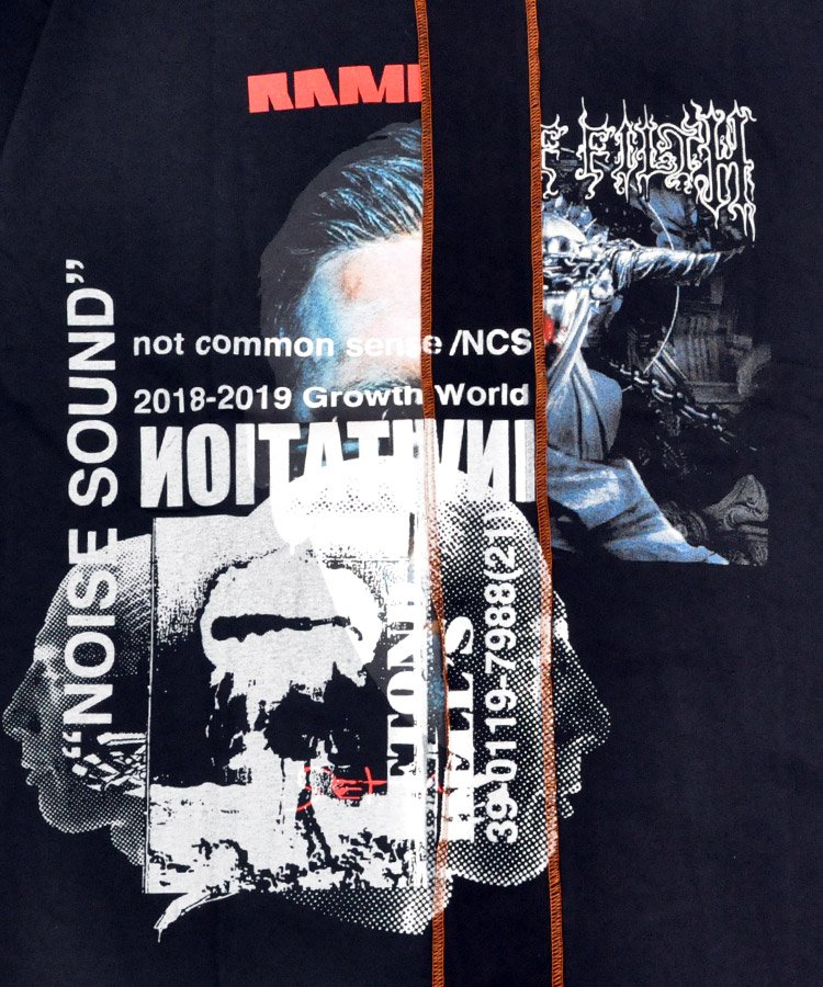 STYLISE_DONOBAN's tweet image. 【NOT COMMON SENSE】bit.ly/2nk7UWY  「"NCS"ReMAKE TEE」コットン生地を使用したリメイクTEE。デザインの異なる生地を用いたインパクト抜群のリメイクデザインが特徴。同じ物は存在しない一つだけの完全な1点ものとなるリミテッドアイテム。 ¥15,984(税込) #2018AW #NOTCOMMONSENSE #NCS