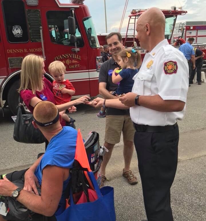 We had a great time at #NationalNightOut2018! Thanks to <a href="/EvansvillePD/">Evansville Police</a>, <a href="/EvansvilleFire/">Evansville Fire Department</a>, and all of the organizers and volunteers for organizing such a fun, family friendly, and FREE event. Looking forward to Newburgh police and fire’s event in September!
