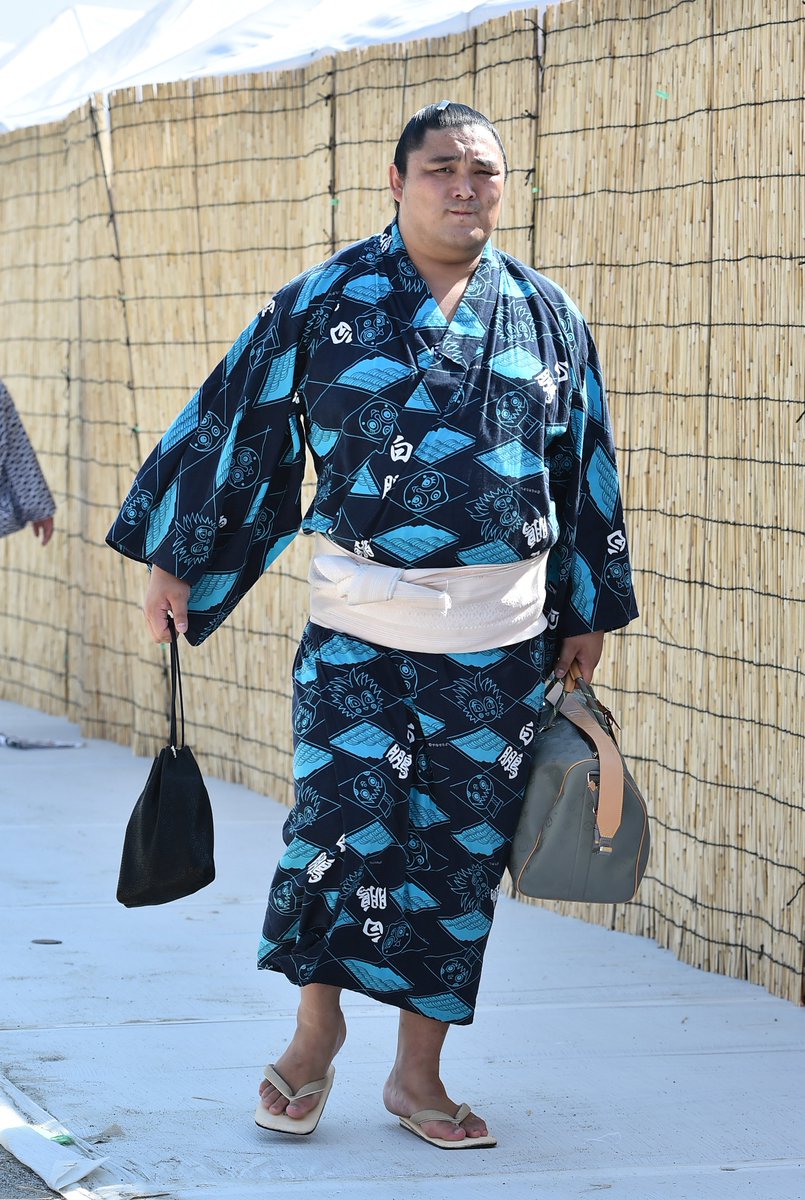 仕立て上がり】白鵬 浴衣 63連勝記念 相撲 着物 力士 | tarumatintas