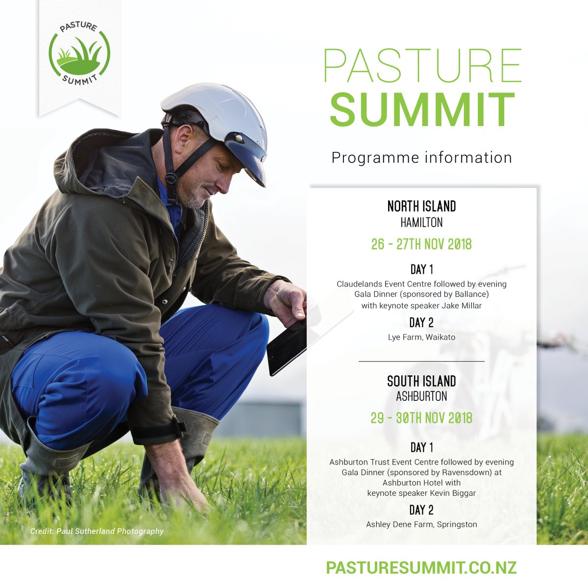 View our registration brochure/outline conference programme at: 
pasturesummit.co.nz/wp-content/upl…
Register now at: pasturesummit.co.nz/registration/