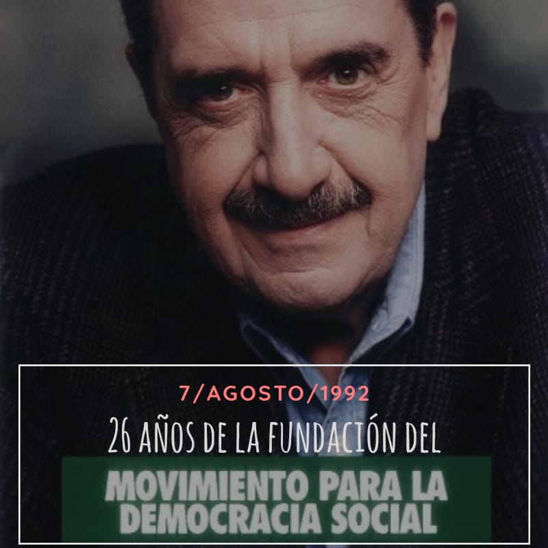 MODESOCtes's tweet photo. Hoy hace 26 años que miles de militantes de la #UCR fundaban junto a Raúl Alfonsin el #MODESO ( Movimiento para la Democracia Social) https://t.co/zh92qJ3wnP