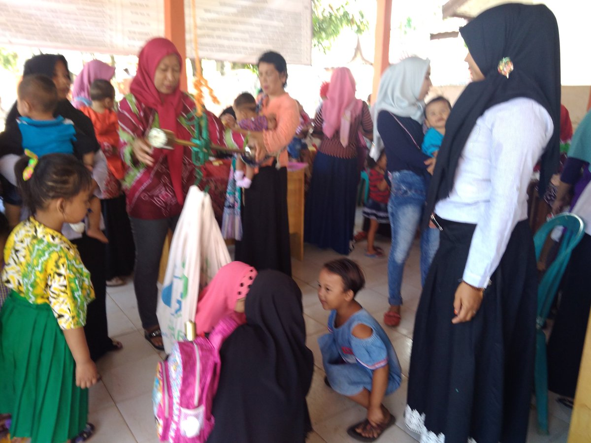 Monitoring kegiatan Posyandu desa Pulausari