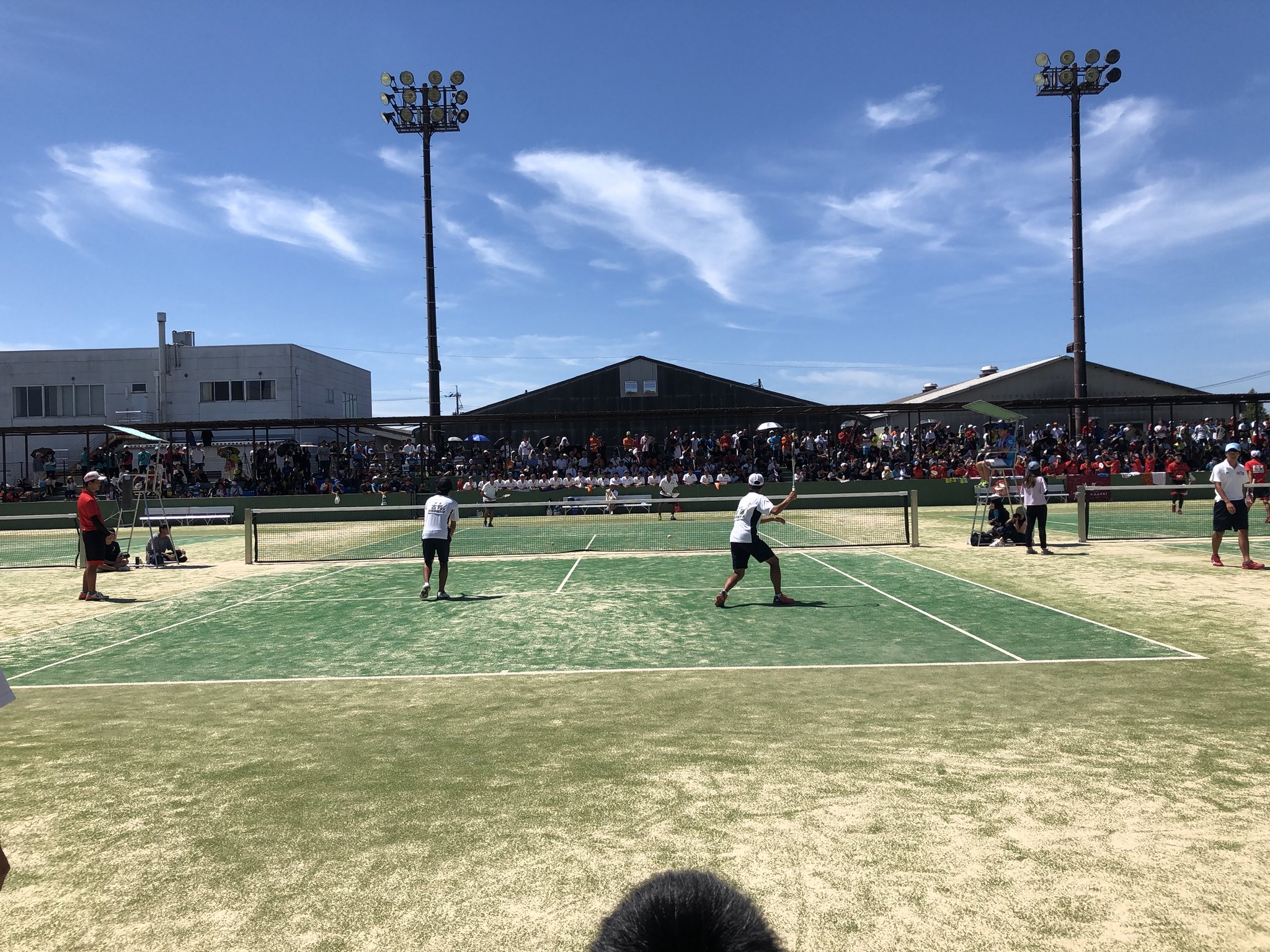 関学体育会ソフトテニス部 第72回 文部科学大臣杯 全日本大学対抗ソフトテニス選手権大会 於 備前総合運動公園テニスコート 男子 準々決勝 2 対 法政大学 第1試合 磯貝 中村 1 第2試合 遠藤 古賀 3 第3試合 吉信 浦東 3 第4試合 遠藤