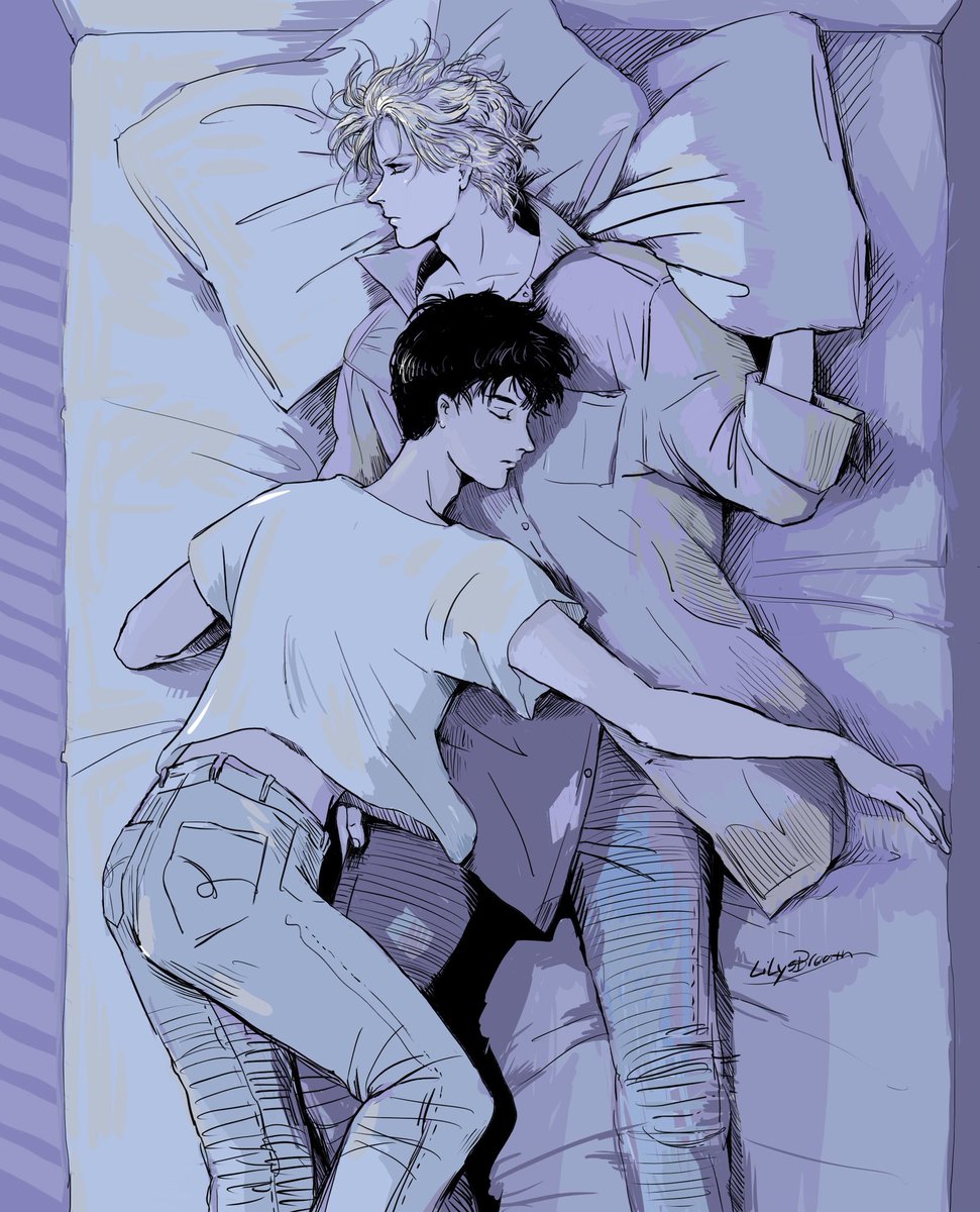 LilyAquamarine on X: “Netflix and chill?” #BANANAFISH #AU #A英   / X