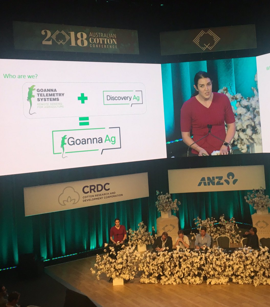 Goanna Ag CEO Alicia Garden on LoraWan IoT sensor network#water efficiency#automation#@deltaagribus <a href="/discoverypatto/">John Pattinson</a>
