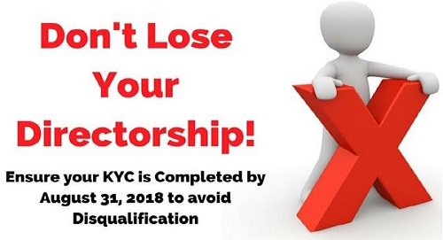 CAPChhajed's tweet photo. #MCA Notifies eForm DIR-3 KYC. #KYC is required to be updated for every individual holding DIN. Hurry. 31st August 2018 is the last date. Save Penalty of Rs. 5000. Read more https://t.co/nWXFHAg6vH #PChhajed
#DIR3KYC #DirectorIdentificationNumber #MinistryofCorporateAffairs #GST https://t.co/xrhgv6Ce8o