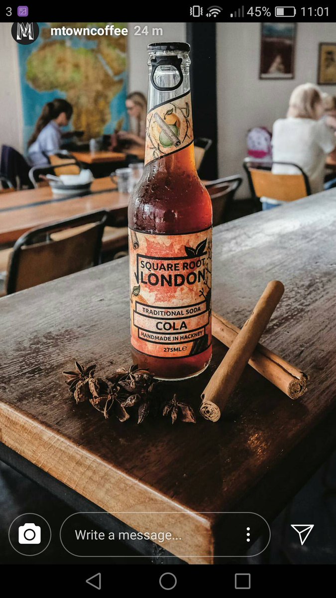 squarerootldn's tweet photo. Friends in #NorthernIreland @mtowncoffee has got you covered for lusho food, tasty fresh cakes, gorge coffee + some beautifully photographed #soda πΈ π we'll be right over! #OneDay #SquareRootOnTour #SodaFriends #Stockists #SmallBatch #Cola #NoArtificialAdditives https://t.co/ZjaAFv1sE0
