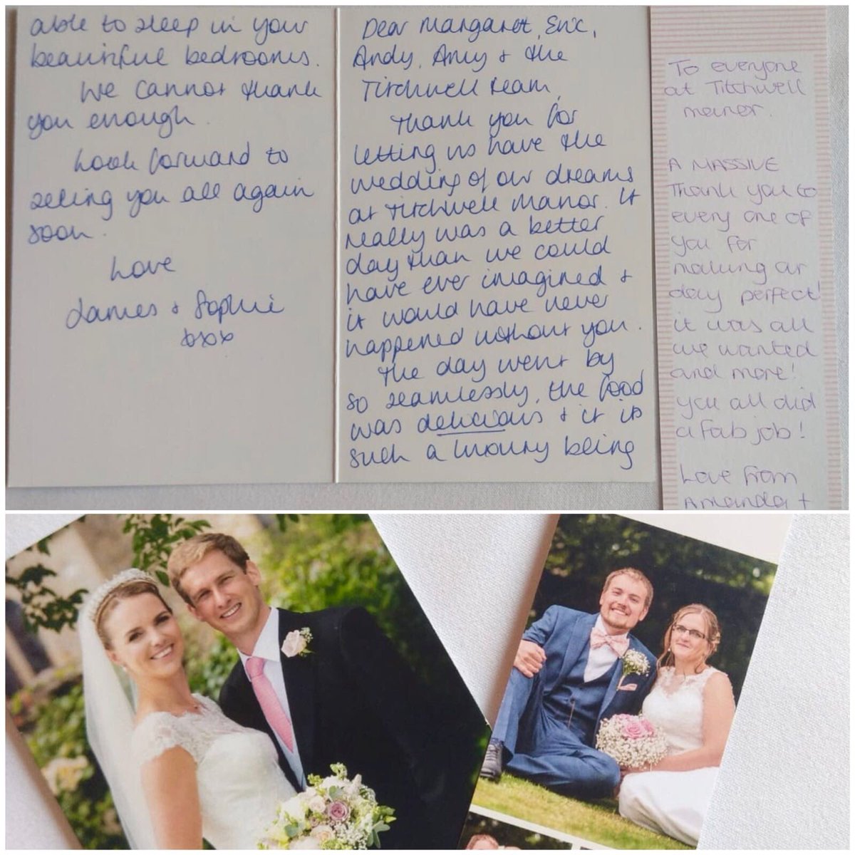 Wonderful wedding feedback! #loveweddings #newlyweds #norfolk