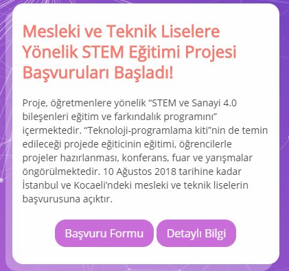 Devrim Akgündüz (@devrimakgunduz) on Twitter photo SON 2 GÜN!
.<a href="/TUSIAD/">TÜSİAD</a> ve <a href="/IAUKampus/">İstanbul Aydın Üniversitesi</a> işbirliği ile hayata geçirilen "Mesleki ve Teknik Liselerin #STEM eğitimi ve #Endüstri40 Bileşenleriyle ile Güçlendirilmesi" projesinin başvuruları tusiadstem.org  üzerinden başladı! Son başvuru tarihi 10 Ağustos 2018.
<a href="/tusiadstem/">TÜSİAD STEM</a> SON 2 GÜN!
.<a href="/TUSIAD/">TÜSİAD</a> ve <a href="/IAUKampus/">İstanbul Aydın Üniversitesi</a> işbirliği ile hayata geçirilen "Mesleki ve Teknik Liselerin #STEM eğitimi ve #Endüstri40 Bileşenleriyle ile Güçlendirilmesi" projesinin başvuruları tusiadstem.org  üzerinden başladı! Son başvuru tarihi 10 Ağustos 2018.
<a href="/tusiadstem/">TÜSİAD STEM</a>