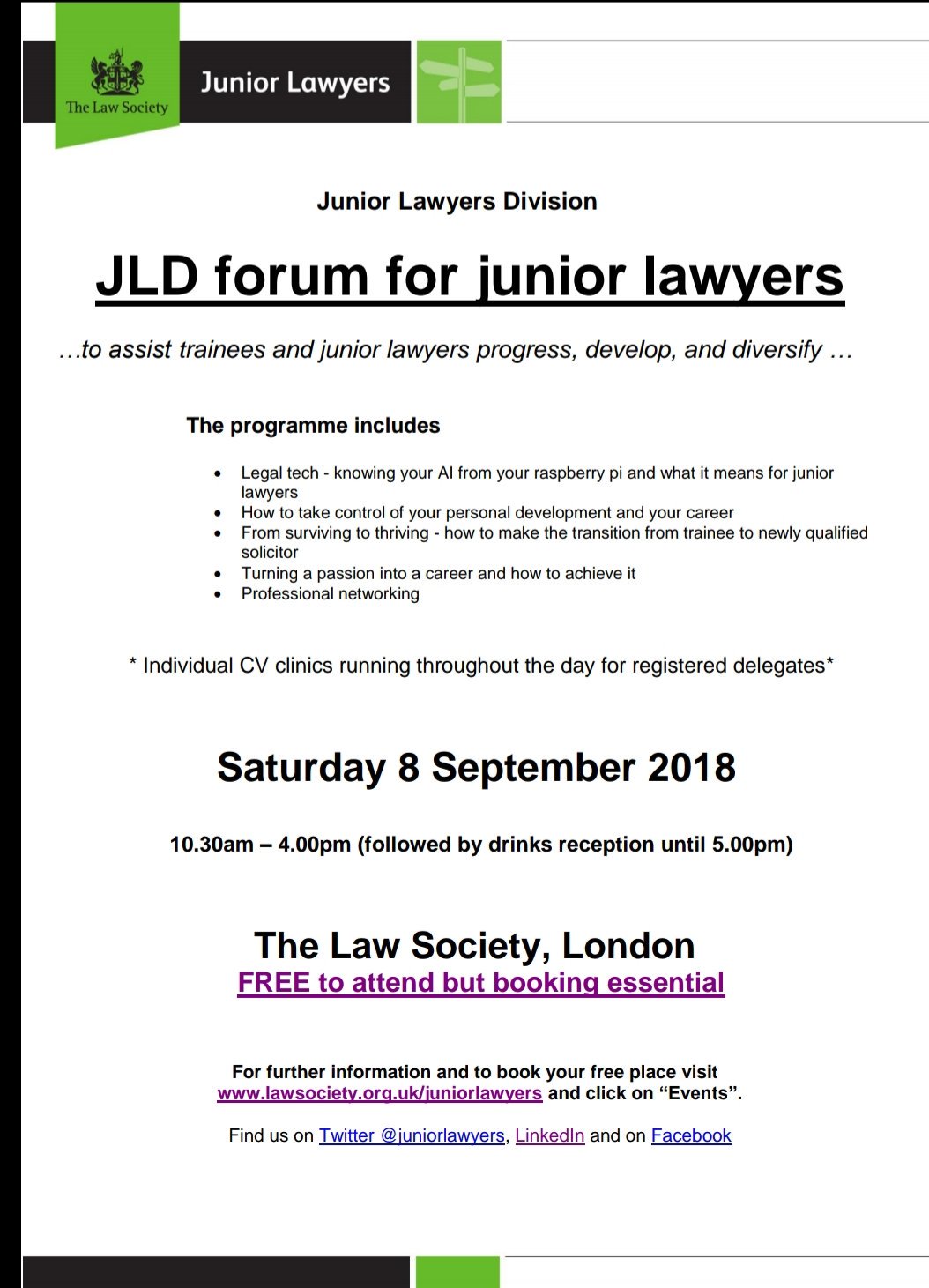 Young Surrey Lawyers on Twitter "Date for your diaries with