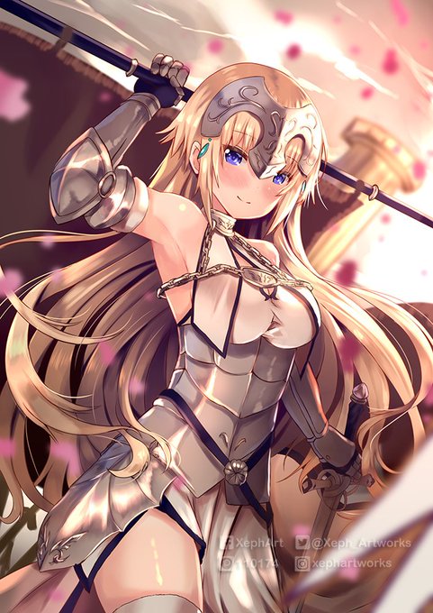 Jeanne d'Arc from FGO

This was done during my stream just now. Many thanks to those who came to watch my stream!

https://t.co/YeWvxmcEcm

I will be streaming later at night @SGT 8:00 ! 