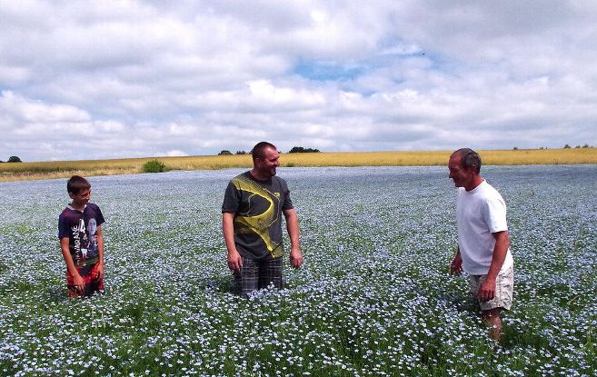BleuBlancCoeur's tweet photo. Des champs de #lin sans fongicides ni pesticides à #Teilhet !
Rechercher la #diversité et le meilleur compromis entre qualité et minimum de produits phytosanitaires. C’est l’expérience que mène Christian Peyronny au milieu de ses champs de lin.
⏩ https://t.co/Dj1FnM4JM9 https://t.co/MeH2mgWxb9