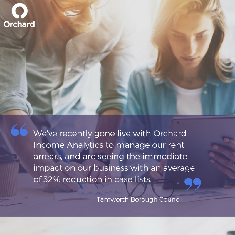 MRIHousing's tweet photo. We're all always looking fro smarter ways to work. Orchard's #IncomeAnalytics solution can help you and your organisation to improve efficiencies and assist your tenants when they need it most. Find out more and arrange a demo >> https://t.co/bJJ7qXRYvU https://t.co/rfxFAchol9