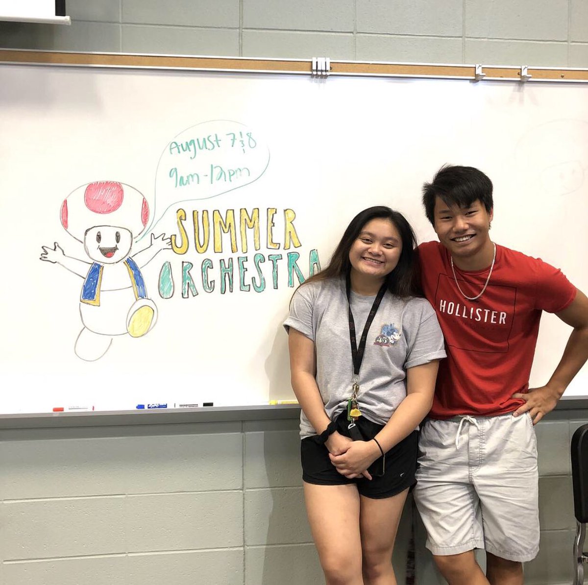 KFOrchestra's tweet photo. HELLO EVERYONE!!!  The last day of summer orchestra is tomorrow August 8th 9am-noon! Be there and bring your instrument! Can’t wait to see you guys! https://t.co/s6G0cs8wiD