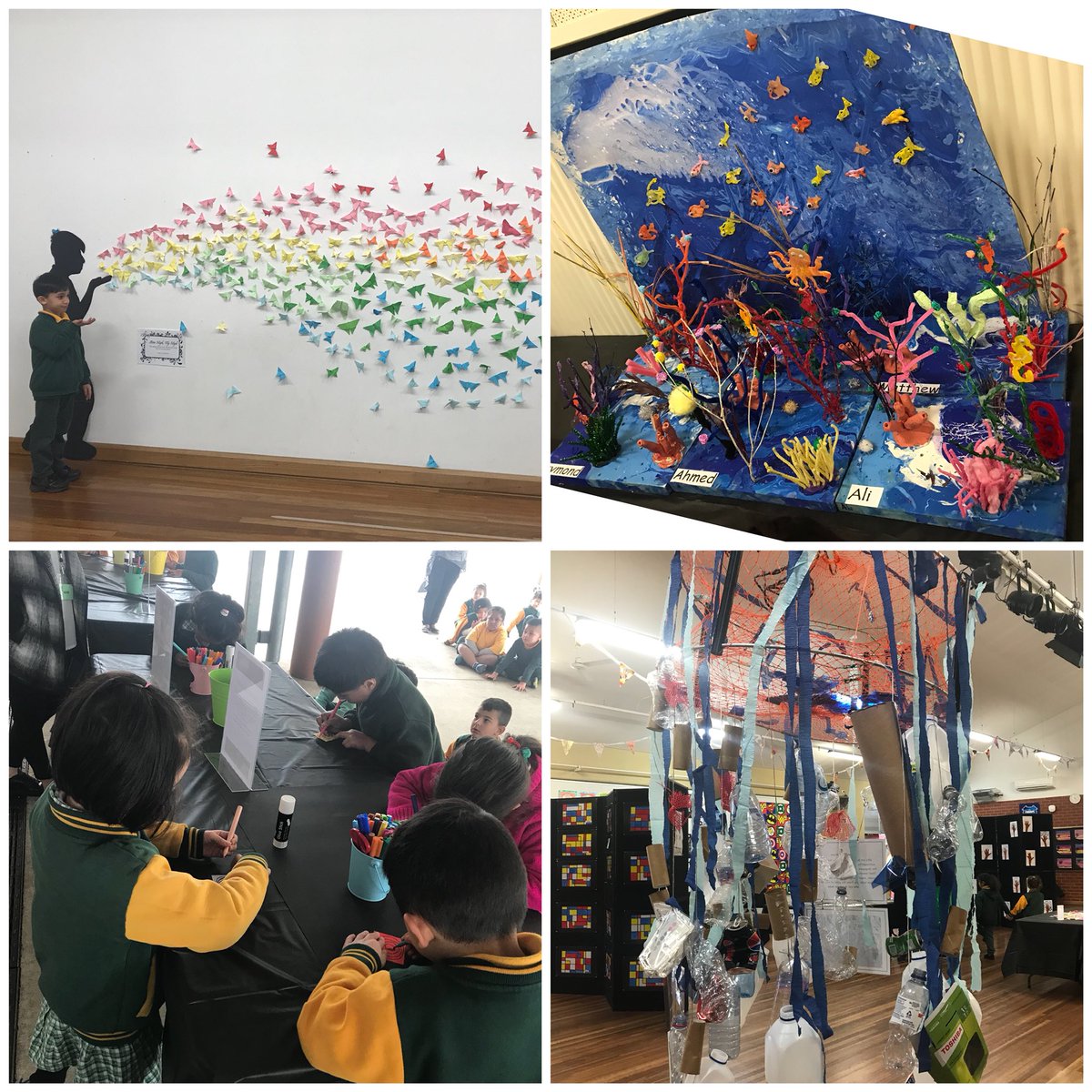 Fairfield West PS Art Exhibition 2018! We ♥️ celebrating creativity <a href="/FairWestPS/">Fairfield West PS</a> . KO also enjoyed the interactive artworks! 👩🏻‍🎨👨🏼‍🎨 #amazed #EdWeek18 <a href="/Genelle029/">Genelle Petruszenko</a>