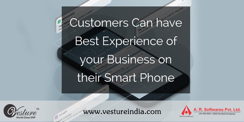 VestureIndia's tweet photo. A R Software helps your customers to have best services of your Business by providing custom made mobile applications. For more details click on: https://t.co/xkvIlwHOTI
#smartphone #mobileapplication #aapdevlopment #customerservice #vestureindia https://t.co/z7SQlnqwIa