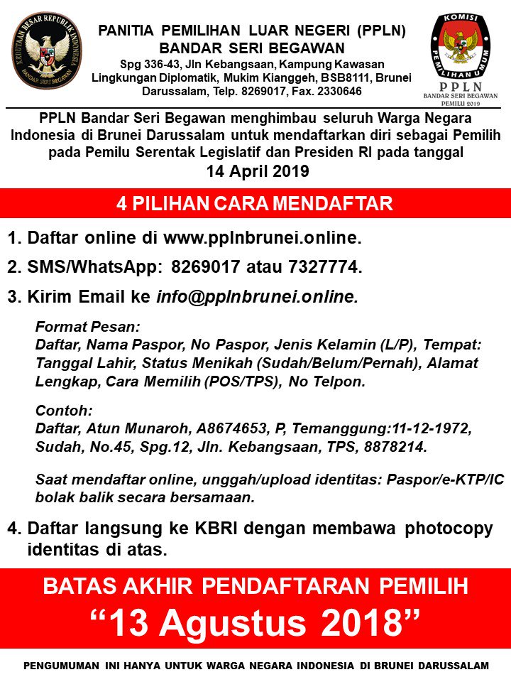 Ppln Bsbegawan على تويتر Apakah Anda Sudah Terdaftar Sebagai