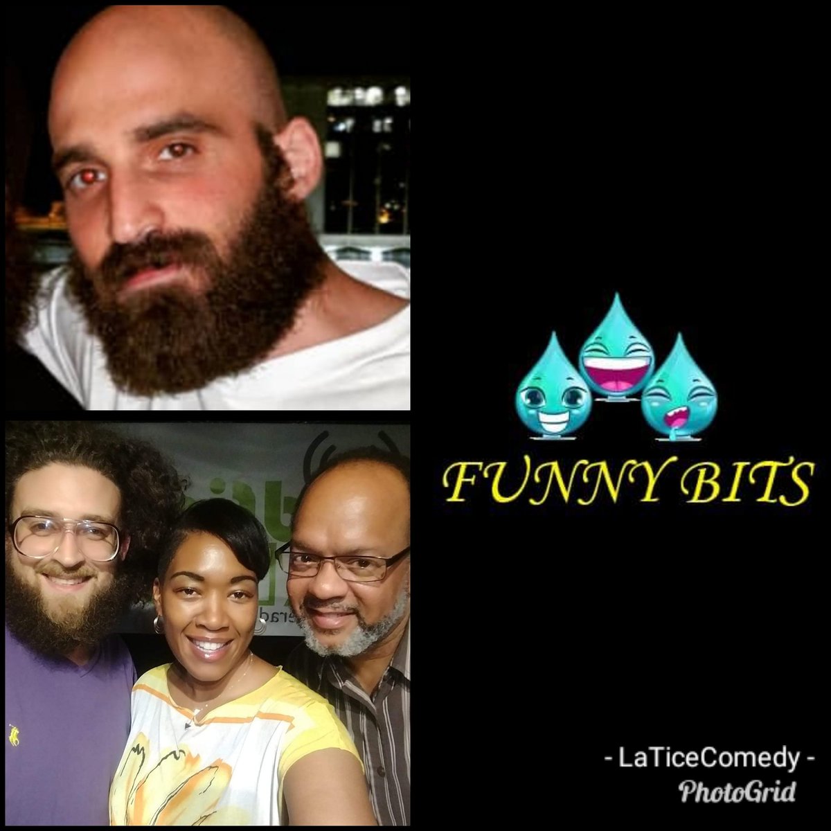 FunnybitsRadio's tweet photo. TONIGHT on @funnybitsradio we have artist @poppaleft in the @wildfireradio studio!! For THIS WEEK ONLY we will be LIVE Wednesday August 8th at 8pm! (8/8 at 8 )Make sure you go to https://t.co/BRFYprfAn8 Hosted by @laticecomedy , @MrKarlrogers & @mocashella ! #funnybitsradio https://t.co/cG8chDjRUX