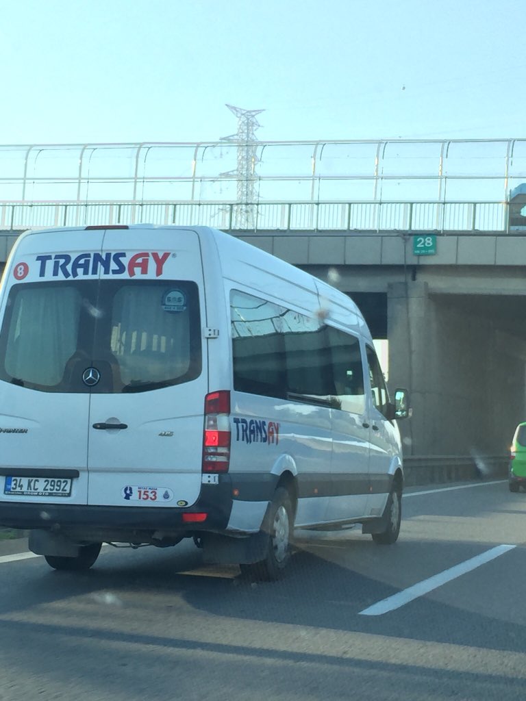 İbreti alem için bu canavarlardan birini taksim meydanına asmak lazım.3 aracı kaza yapmaktan Allah korudu,bu araç yüzünden,birde emniyet şeridinden geliyor beyimiz <a href="/TRANSAY2/">TRANSAY Taşımacılık ve Personel Hizmetleri A.Ş.</a>