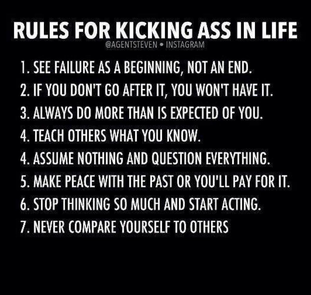 Greenlyfe1's tweet photo. Great Rules!! https://t.co/tTDyN2E9Jk