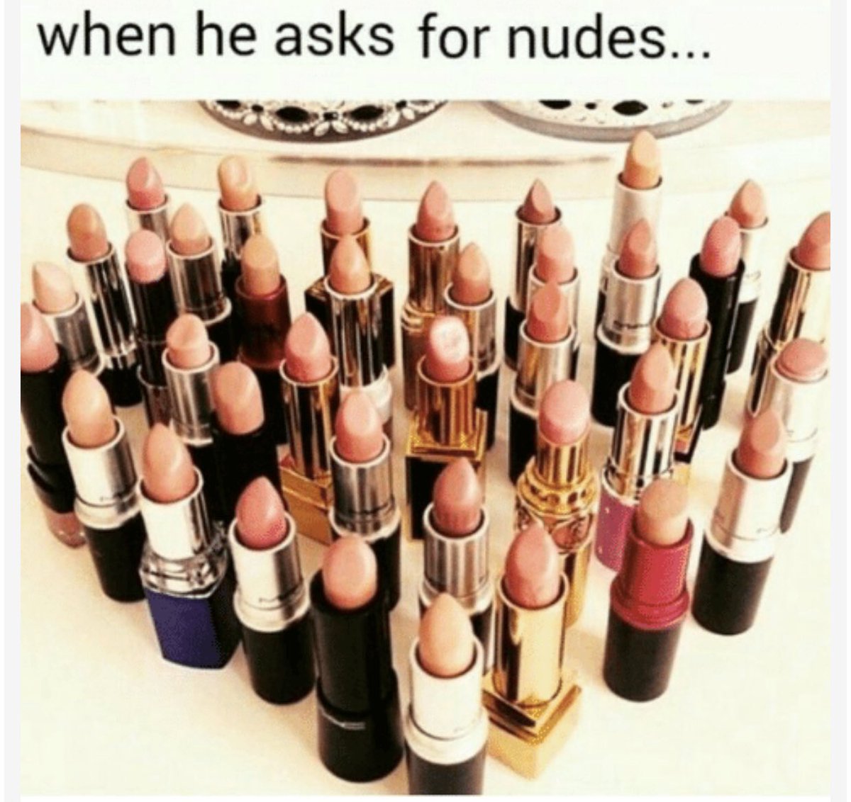 idil_vdl's tweet photo. The SWAT girls looking for funny ways to respond to the question “send nudes” ahead of their presentation on image based bullying... nude lipsticks were a crowd favourite 😂 #MGGS_DigiCitizen @MGGS_SouthYarra https://t.co/sr5gF6Mwvr