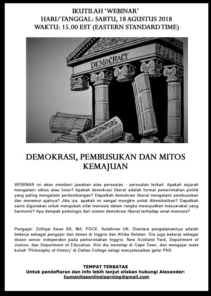 ZulfiqarAwan007's tweet photo. Now in Bahasa. Click on the link. Limited spaces. https://t.co/oCQ2qAmXfb