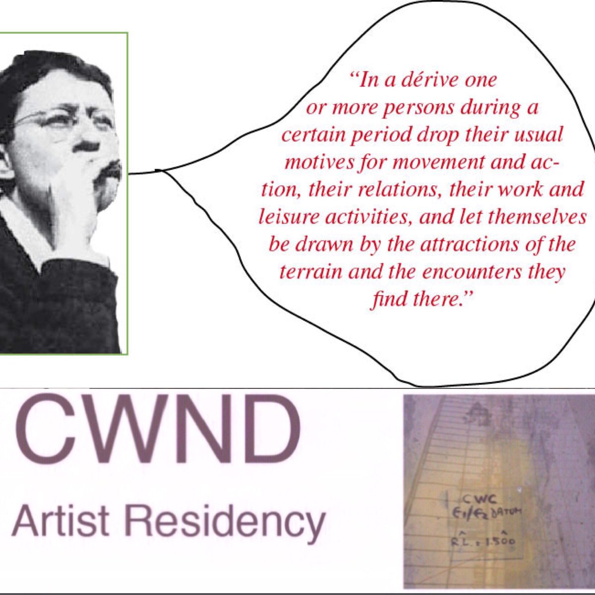AndreaColtman's tweet photo. Coming up today #samherbert aka @Tonbridge_Arts #flow #guydebord #derive #psychogeography
Huge thanks #nickbradley #archeologicaloverview & #constructionsite & #tour @cwnd_artistresi @AndreaColtman
Ends 10th August
https://t.co/upAELMUIS8
#20artists #3weeks
@thewharfnews https://t.co/JaJWR2GwII