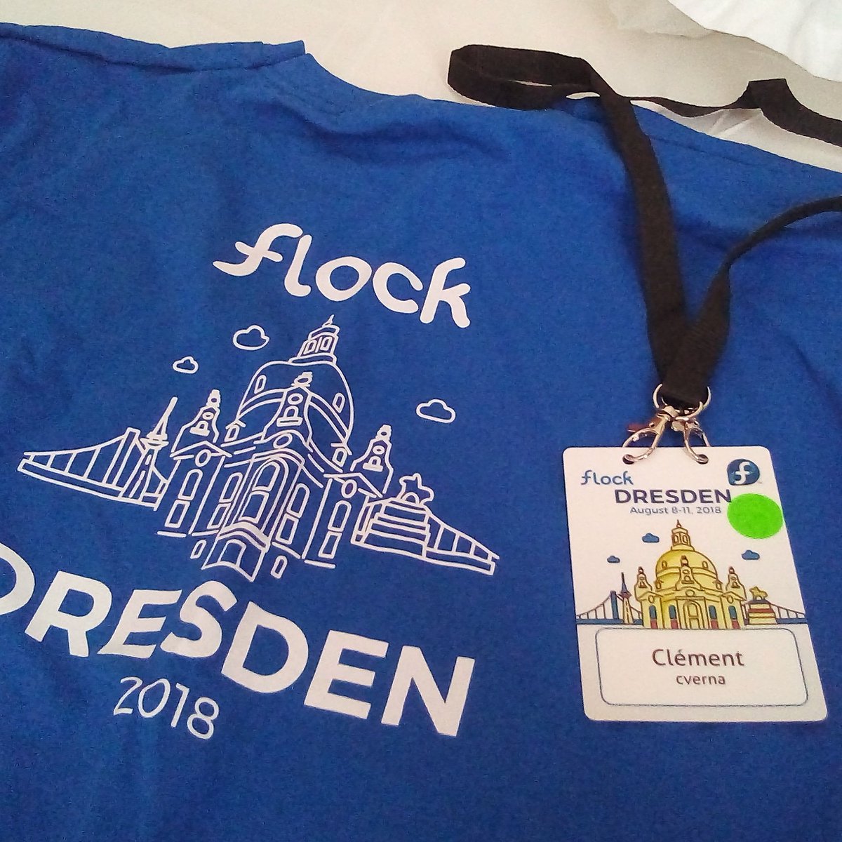clemsverna's tweet photo. Ready for #flock2018 . This is going to be fun πππ @fedora https://t.co/pQ5G652elf