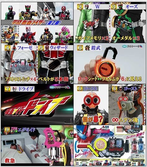 仮面ライダー数字縛りの法則 あくまで非公式です