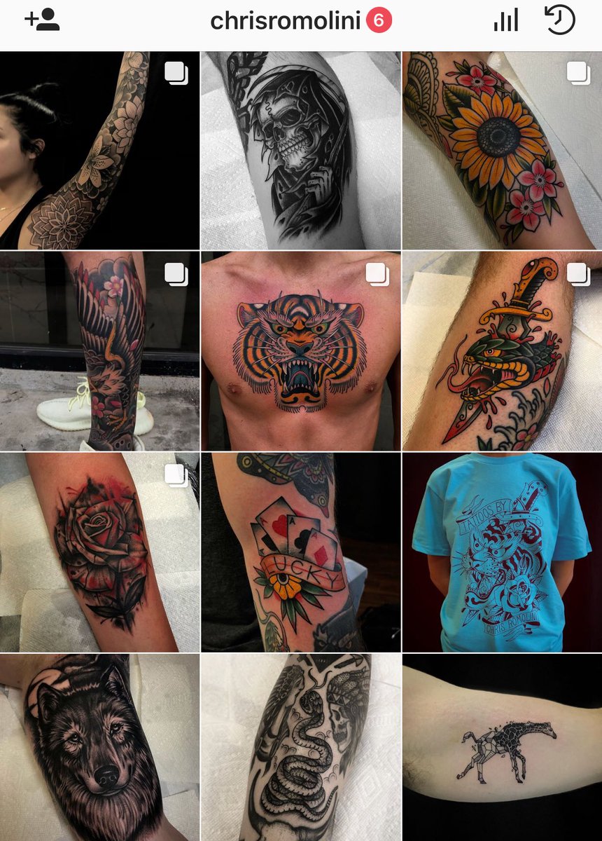ChrisRomolini's tweet photo. If you fuck with me or just like tattoos , RT this so i can reach 10k on Instagram. Follow me @ChrisRomolini to see my work ❤️ https://t.co/ZVUBfkrDgh
