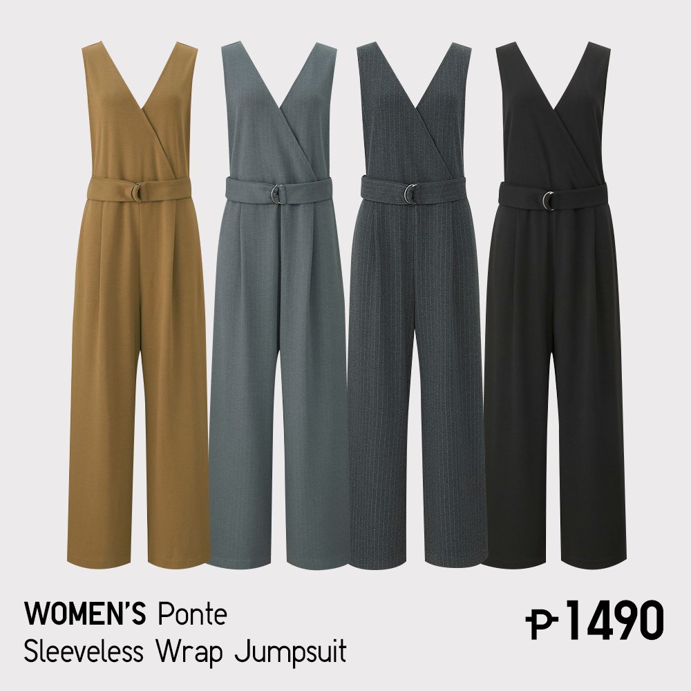 Uniqlo Philippines A Simple Yet Elegant One Piece Outfit Offers Versatility For The Busy Woman Pull Off A Chic Look On The Go With Our Women S Dresses And On Trend Jumpsuits Fit For Any