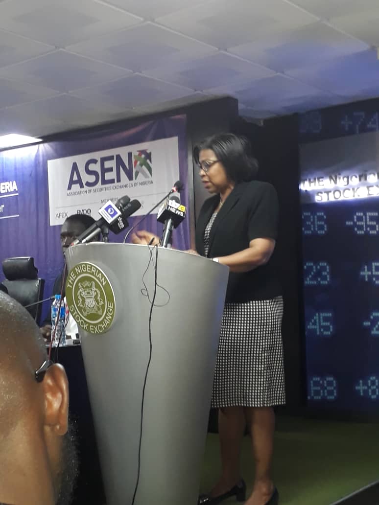 Mrs Patience Oniha, Director General Debt Management Office (DMO); is a key supporter of the association and expects <a href="/ASEN_Nigeria/">Association of Securities Exchanges of Nigeria</a> to support economic growth.