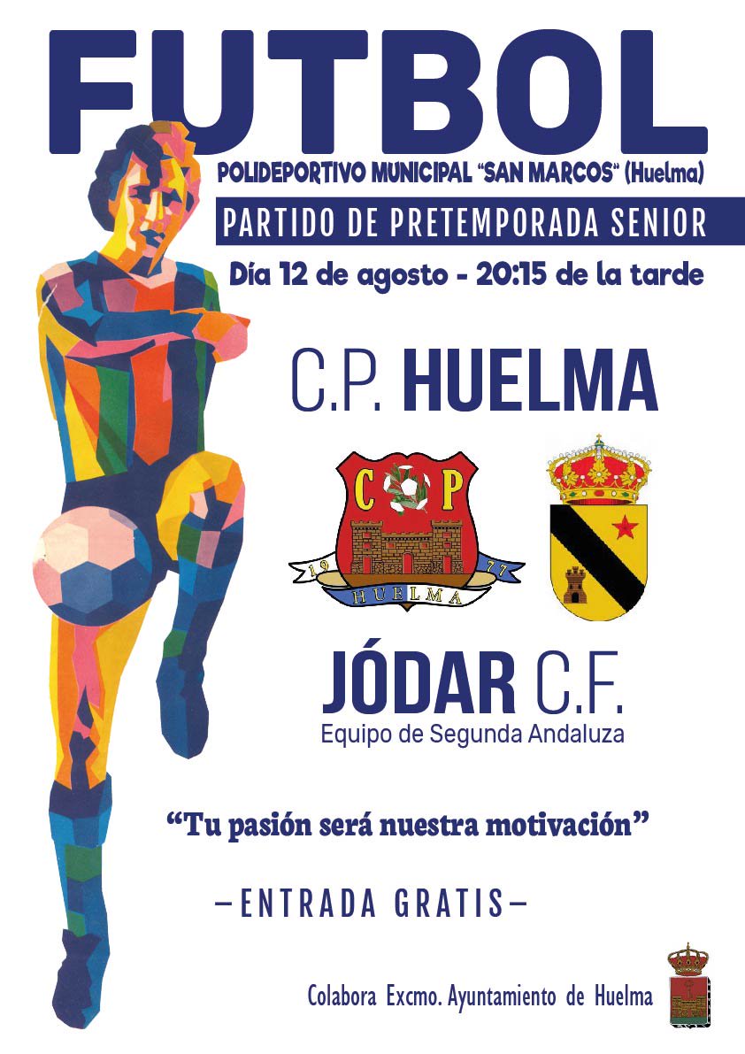 CPHuelma's tweet photo. Este domingo... ¡Vuelve el fútbol al San Marcos!⚽️
PRIMER PARTIDO DE PRETEMPORADA | Amistoso en casa ante el @EMDJodar (que ahora será el Jodar CF) el 12 de agosto a las 20:15 horas
--- Entrada: GRATIS ---
¡¡Tu pasión será nuestra motivación!!🙌
@AlberoyMikasa @JaenenJuego https://t.co/feQhAg3fYU