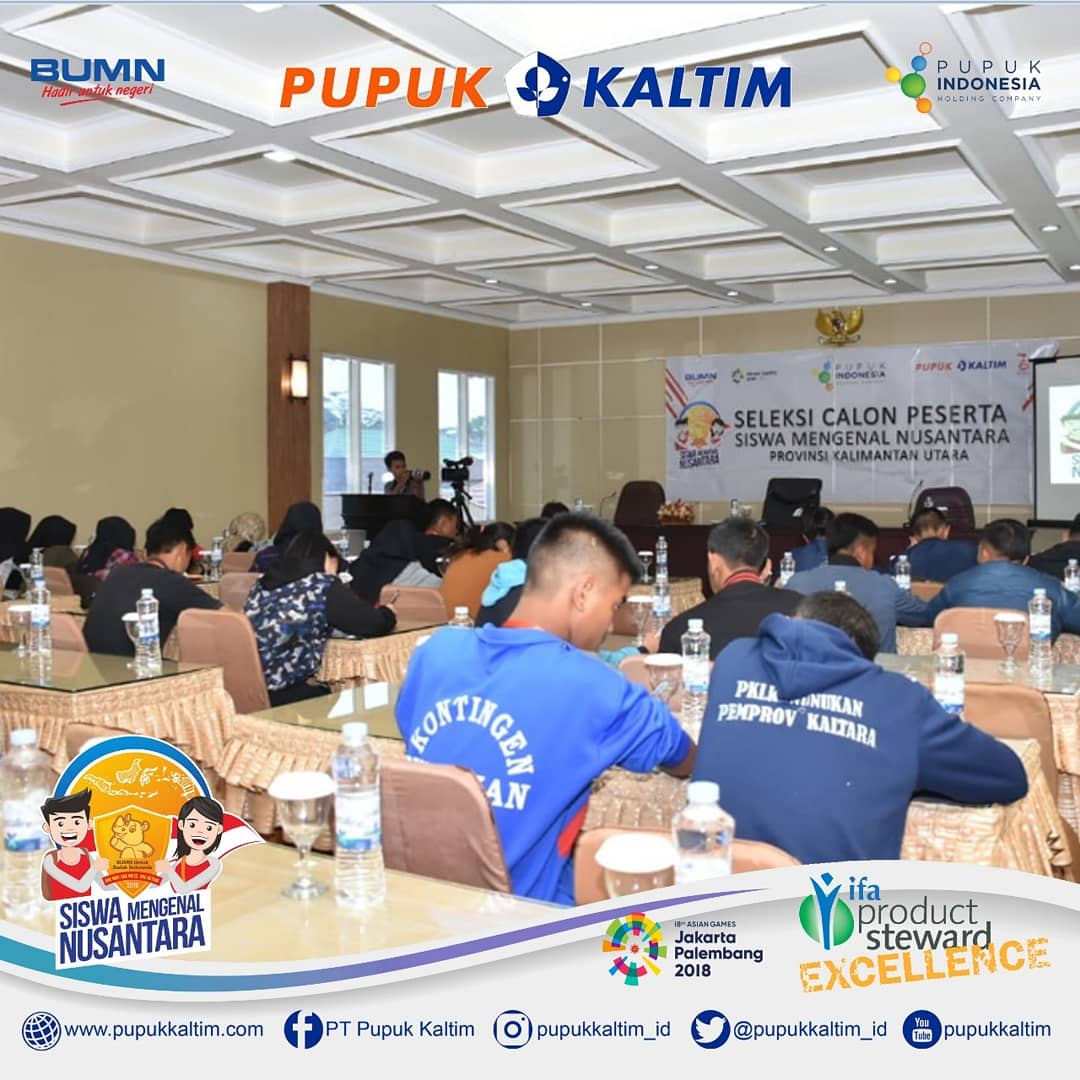 pupukkaltim_id's tweet photo. Proses Seleksi Peserta Siswa Mengenal Nusantara 2018 di Provinsi Kalimantan Utara loh sobat PKT. @pupuk_indonesia @BUMN_SMN
@KemenBUMN @BUMN_Bergerak

Cek Selengkapnya:
https://t.co/cACELsmAwq https://t.co/N4IUz3bths