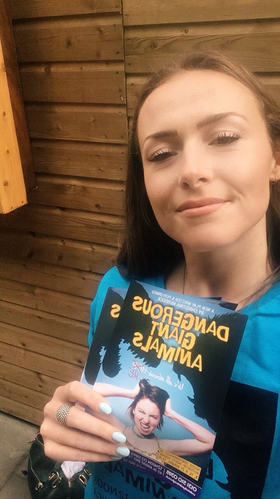 Come and see Dangerous Giant Animals today at 13:15 at Buttercup <a href="/FollowTheCow/">Underbelly Edinburgh</a> listed in <a href="/EveningStandard/">nope s</a> as best new writing at the fringe!! #EdFringe #EdinburghFringe2018