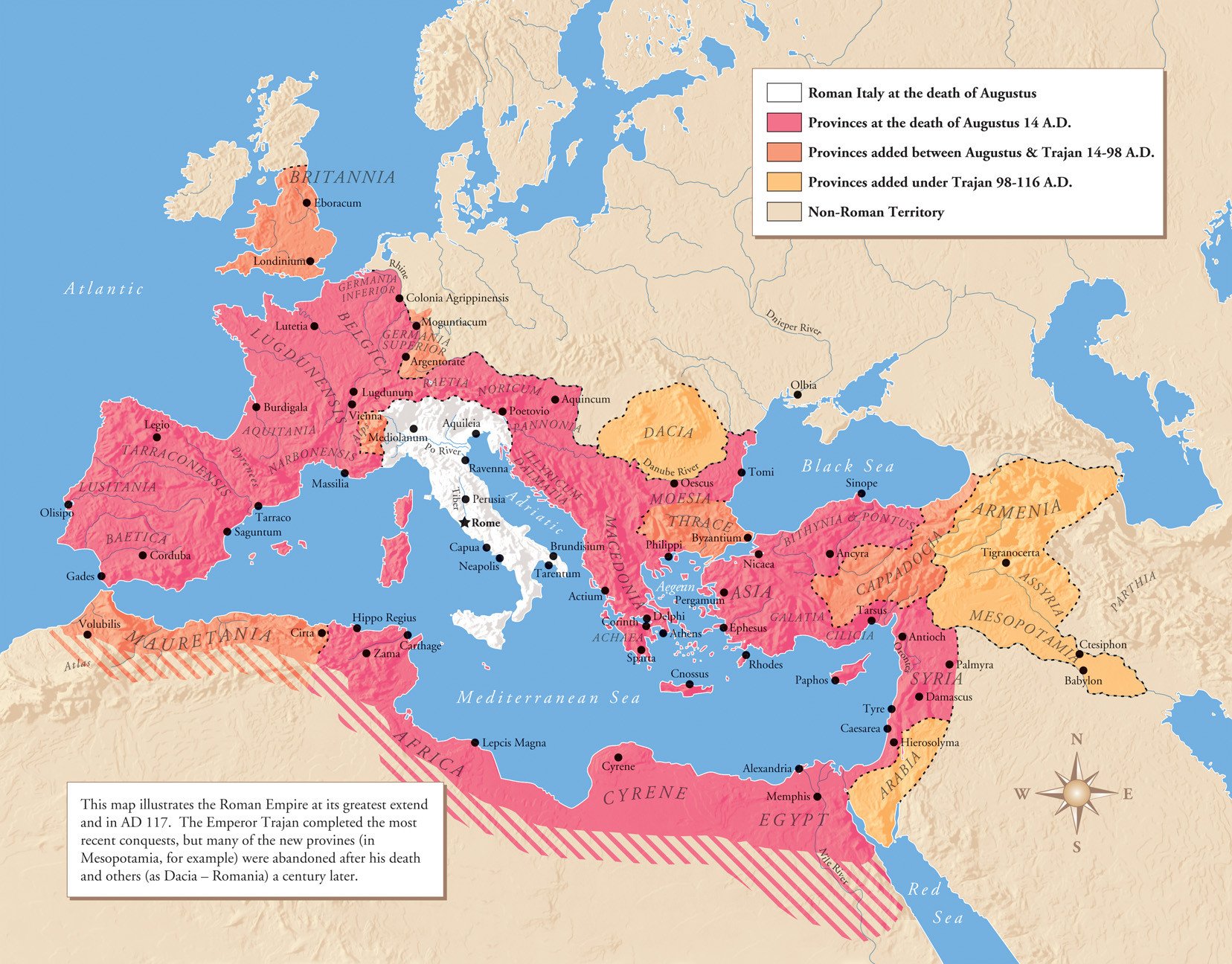 Dr Jo Ball On Twitter It Is Fairly Amazing How Far The Roman Emperor Trajan Expanded The Romanempire To Its Largest Geographic Extent Conquering Dacia Mesopotamia Expanding Into Nabatea Much Of