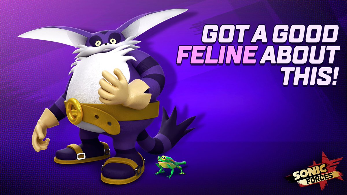 SEGAHARDlight's tweet image. To be able to get away with a bad pun on #InternationalCatDay is all about having the right catitude! 

#Pawsome #SorryNotSorry #SonicForcesSpeedBattle