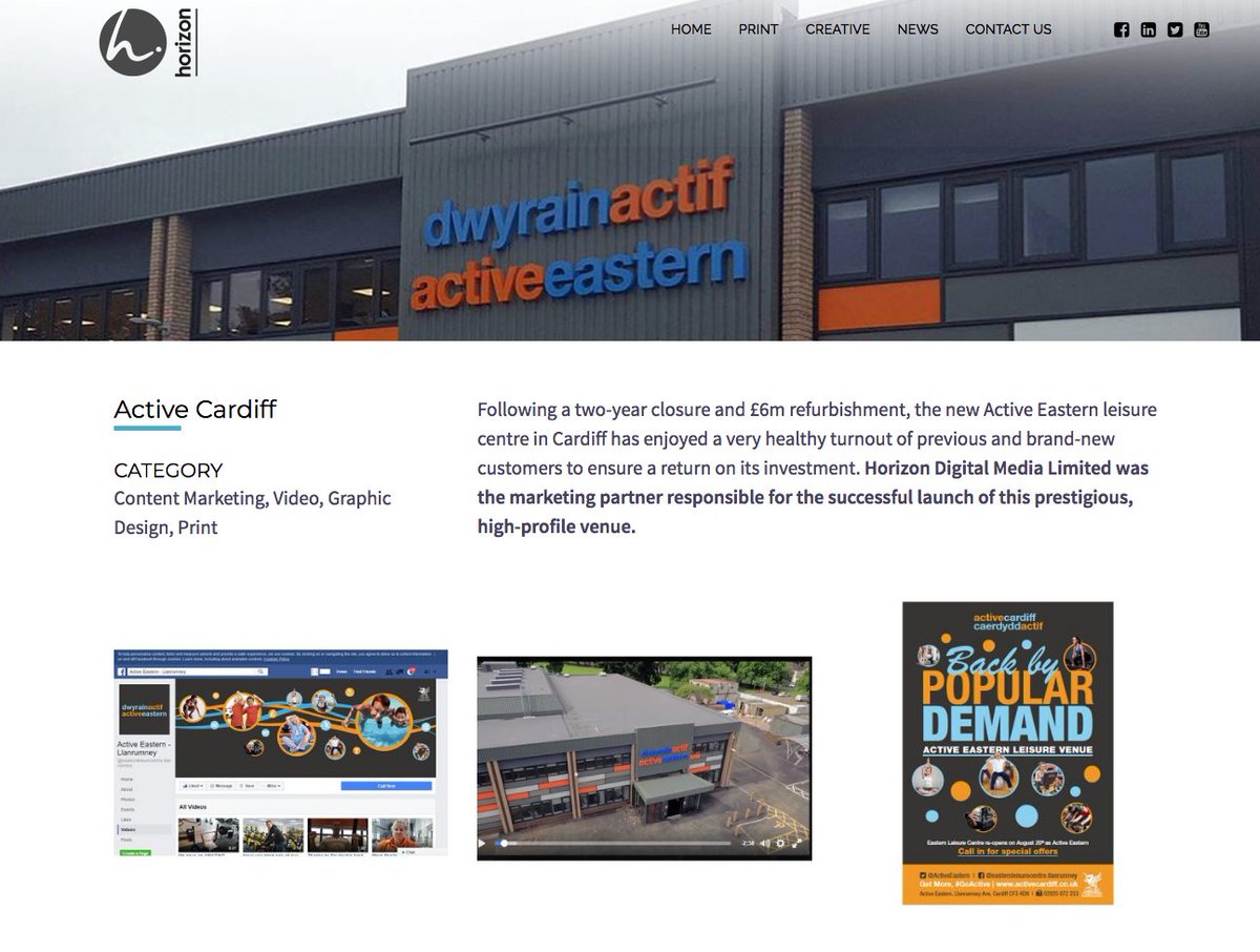 Our work on the launch of Active Cardiff's Eastern Leisure Centre proved to be a great success from start to finish… bit.ly/2lr0YGK