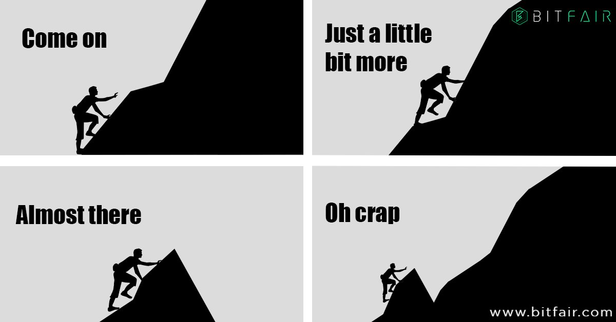 You don't have to climb mountains to earn profits. And what use to seem like another mountain when the price of your favourite cryptocurrency drops, will soon be something of the past. Bitfair will allow you the opportunity to profit when the price goes down!