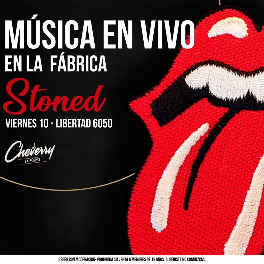 Música en Vivo en #LaFábrica!

El próximo viernes 10 estará Stoned - Tributo Acústico a The Rolling Stones!

Te esperamos en Libertad 6050!
Happy Hour de 17hs a 19hs!