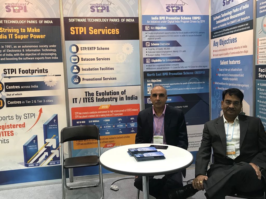 stpiindia's tweet photo. A delegation from #STPIINDIA participating in #SoftWave2018 at Seoul, South Korea and showcasing the achievements of STPI and India’s IT industry to the global business community and also guiding companies to set up/expand their operations in India. https://t.co/KTZ7VYMs64