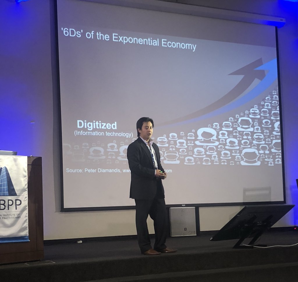saibpp's tweet photo. Craig Wing- Entrepreneur, Engineer, Futurist gives his Key Note on The New Normal. #SAIBPPCon18 #SAIBPP #saibpp2018 #saibppconvention https://t.co/YobSm0YtON