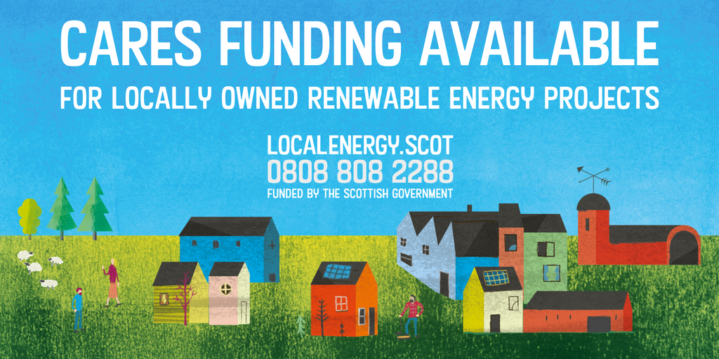 localenergysco's tweet image. Funding announcement! The Community and #RenewableEnergy Scheme (CARES) is now open for applications, with a £5 million funding pot available to enable #LocalEnergy projects. Find out more and apply before 3 September: bit.ly/2Oh5Avx