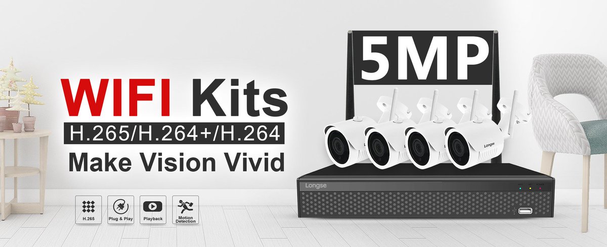 Longse_Group's tweet photo. NEW! Check out what #Longse 5MP WIFI Kits can do for you. #5mpwifikits #smartir >>>https://t.co/90312Dtn1B https://t.co/mwJt83SIpE