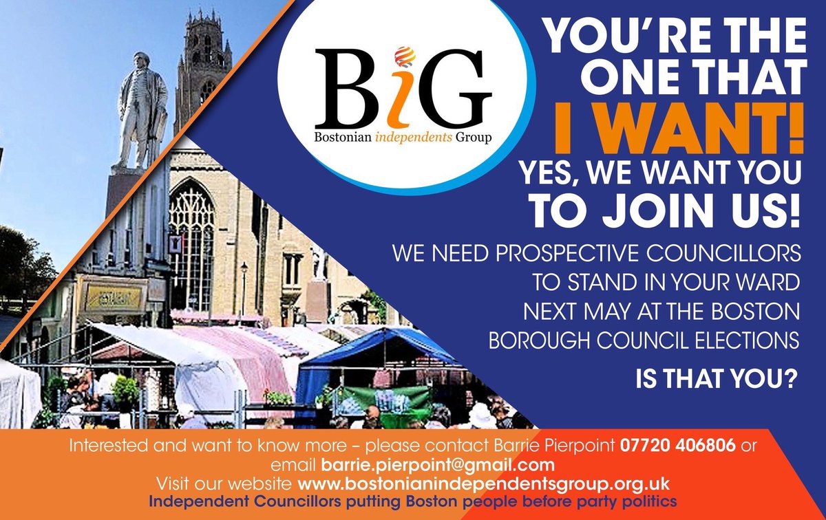 Bostonian Independents Group (BiGBostonUK) Twitter