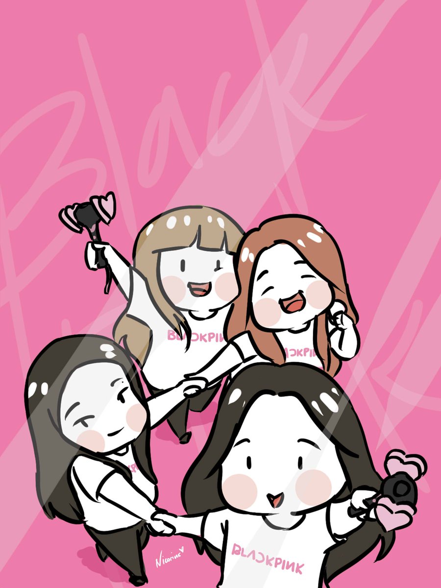  Unduh  8000 Wallpaper  Blackpink  Cartoon Terbaru Wallpaper  