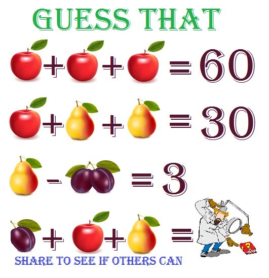 heyguessthat's tweet image. 🧮➖➗
#picture: GUESSTHAT!🧐simple #math #LogicalGame

🤔
🥼🧪🧠
#share with your friends

trends: #Photo #Love #Fun #Twitter #Follow #Thankyou #GreenParty 翁長知事
花咲徳栄 Jarvis Landry Nudy