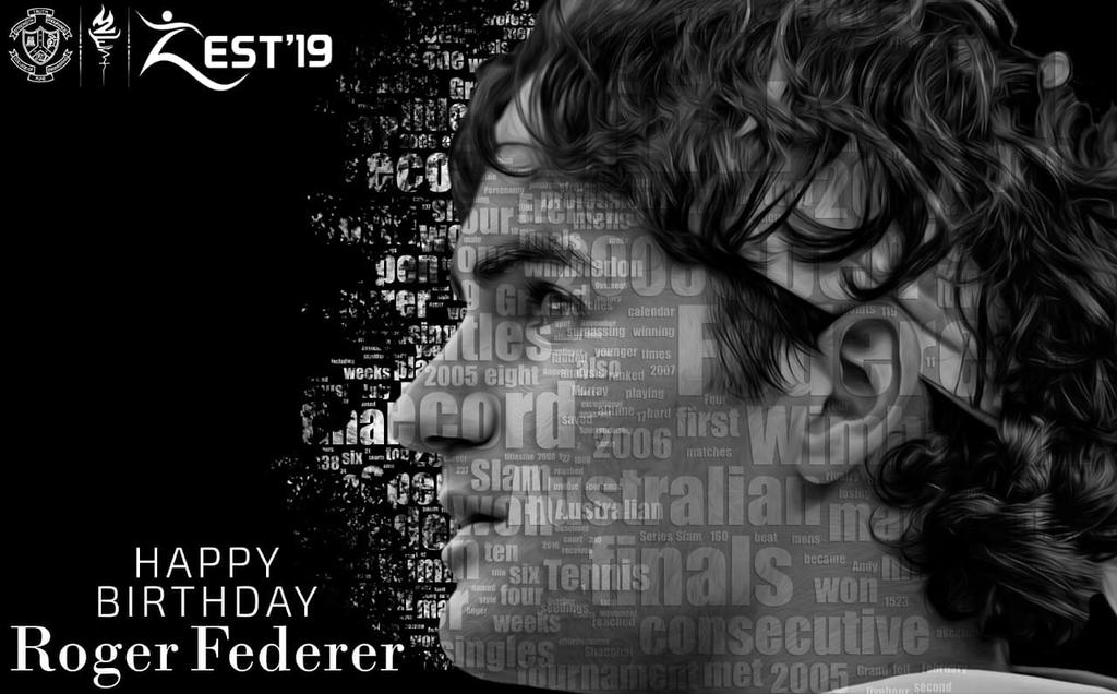 ZestCoep's tweet photo. In the modern game, you're either a clay court specialist, a grass court specialist or a hard court specialist … or you're Roger Federer.  🎾
ZEST wishes the Swiss Maestro, @rogerfederer a glorious birthday!#tennispro #federerexpress #20andcounting
#grandslam #tennis https://t.co/N4ejYbcQbS