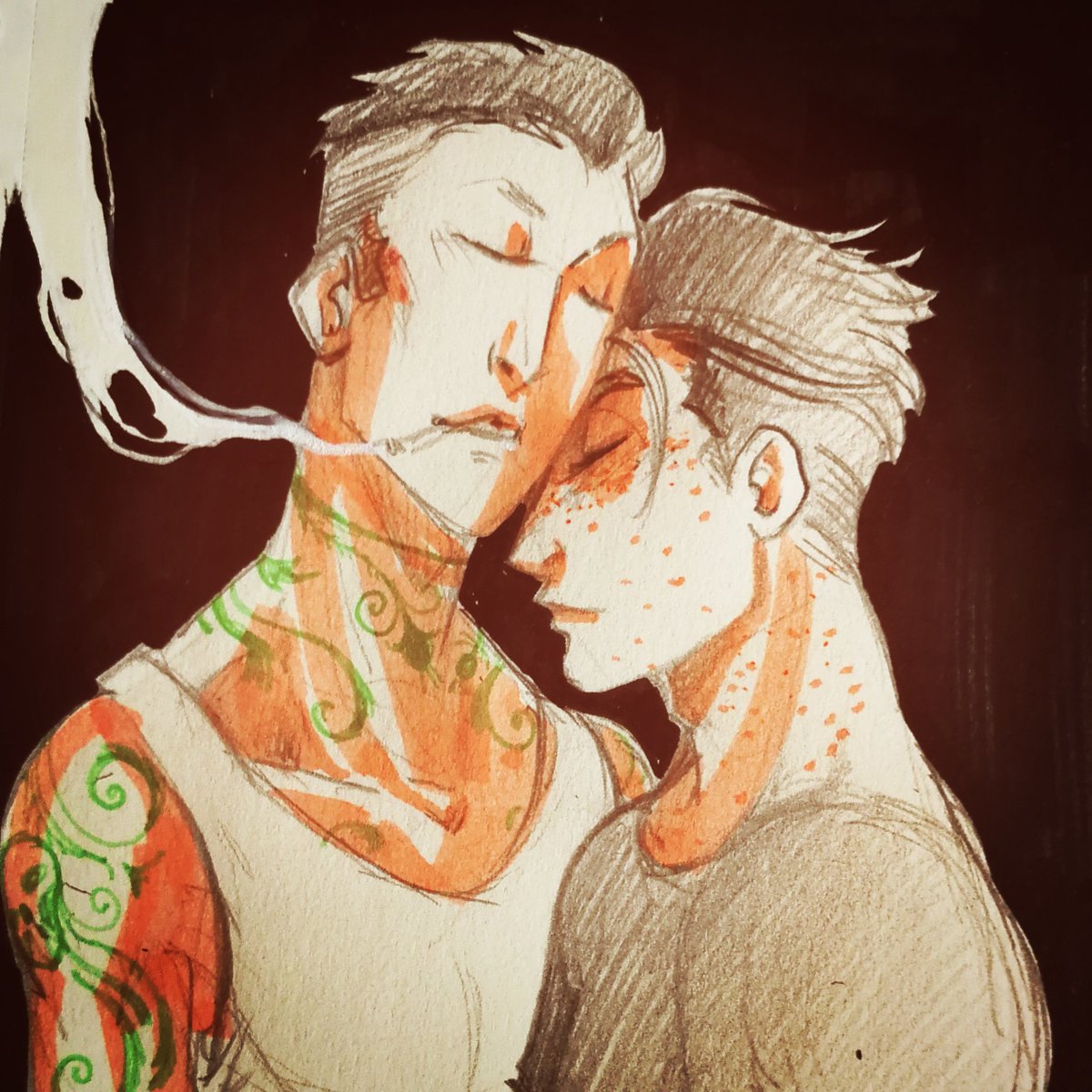 NephylaLocura's tweet photo. Antoine&Ciulin, my Vitamin Boys 🥑🥕♥️#summersketches #RPcharacters https://t.co/z82IcUoGHg