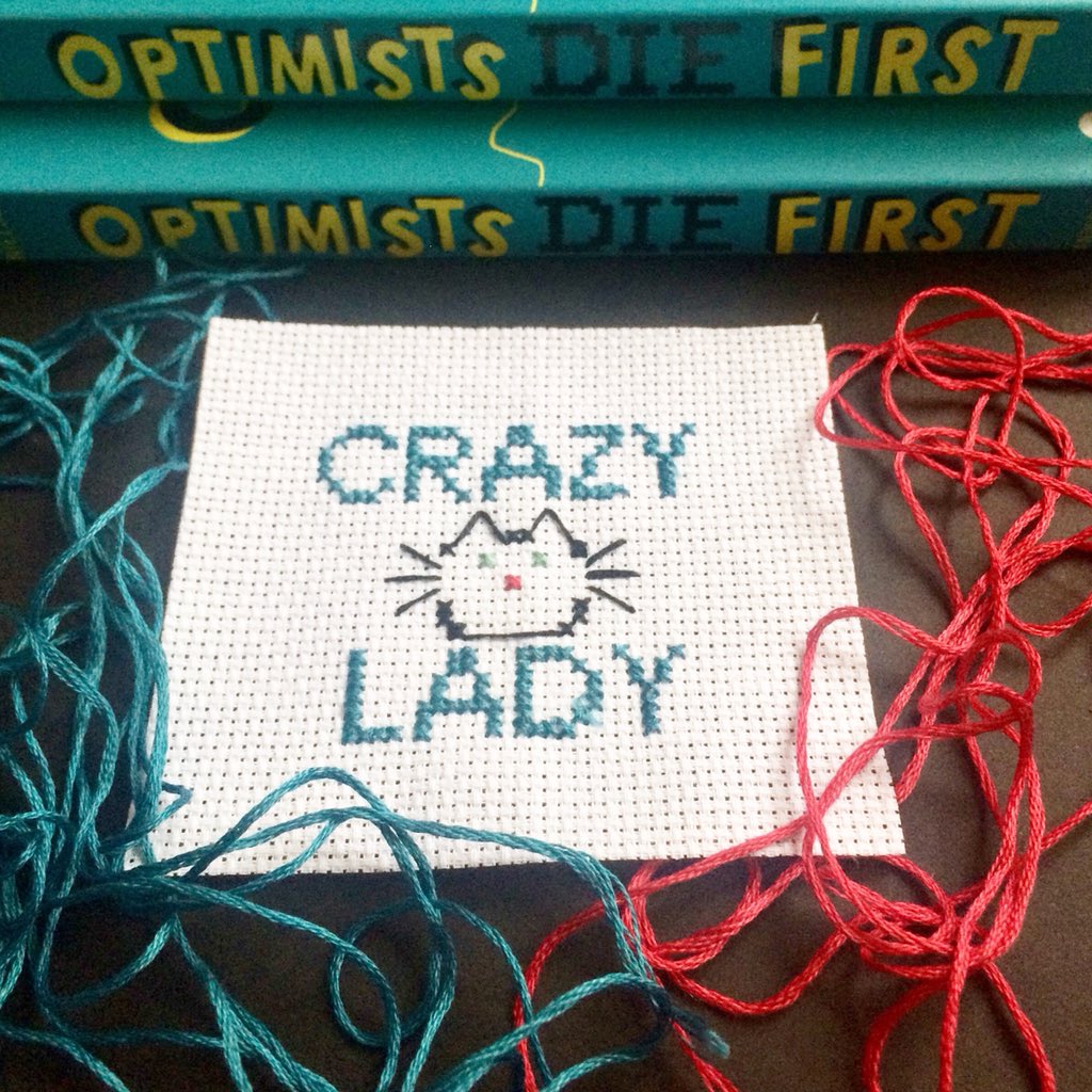 AndersenPress's tweet photo. Special shout out to one of our favourite fictional cat lovers... Petula from #OptimistsDieFirst! (This book features a feline version of Wuthering Heights. It’s purrfectly funny) #internationalcatday https://t.co/Zy9R3oPhyO